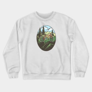 Mountainbike Cycling Tshirt Crewneck Sweatshirt